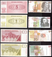 EUROPA !!! SLOVENIA LOTTO 1,5,10 E 20 TOLARJEV FDS UNC - Slovenia