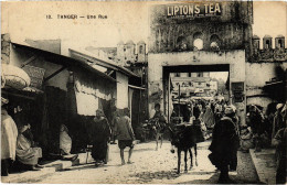 Delcampe - CPA AK MAROC Tanger Une Rue (1318367) - Tanger