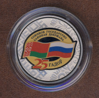 Belarus 1 Rouble 2024, Russian-Belarusian Union State, KM#New, Prooflike Color - Belarus