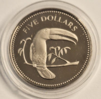 BELIZE - 5 Dollars 1974 FM Proof, KM# 44 (#7157) - Belize