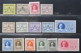 1929 Vaticano Conciliazione SerieC.1-13+E MNH**Certificato Bolaffi(E37wei.151 - Autres & Non Classés