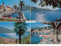 CARTOLINA  ASCONA TICINO SVIZZERA VIAGGIATA 1966      Y96 - Ascona