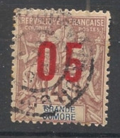 GRANDE COMORE - 1912 - N°YT. 21A - Type Groupe 05 Sur 2c - VARIETE Surcharge Espacée - Oblitéré / Used - Oblitérés