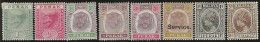 Perak     .   SG     .    8 Stamps    .     *     .     Mint-hinged - Perak