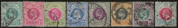 Natal       .   SG     .    8 Stamps      .     O     .     Cancelled - Natal (1857-1909)