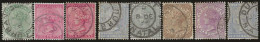 Natal       .   SG     .    8 Stamps      .     O     .     Cancelled - Natal (1857-1909)