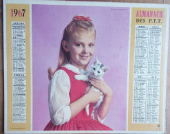 Calendrier Oberthur 1967, Ami ! Et Copain !   (265 X 210 Mm) - Big : 1961-70
