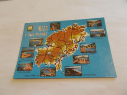 Delcampe - IBIZA ISLA BLANCA ( ESPANA  ESPAGNE )  DIVERSOS ASPECTOS  BEAU PLAN   ET MULTIVUES - Ibiza
