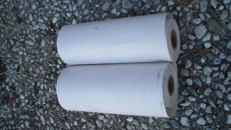 2 Rouleaux Entamés De Papier Fax Année 1980 - Andere & Zonder Classificatie