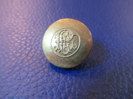 Bouton Ancien De Livrée/Cuivre Doré/Monogramme à Déterminer/AGRY/14 Rue Castiglione/BOUVET/ Fin XIXème   BOUT266 - Buttons
