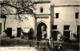 Delcampe - CPA ALGERIA TLEMCEN Maison Rue De La Sikake (786855) - Tlemcen