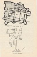 CARTE PLAN MAPA 1967 - ESPAGNE ESPANA SPAIN - MONASTERE De POBLET PLAZA MAYOR - Topographical Maps
