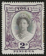 Tonga       .     SG    .    76 II       .    *    .     Mint-hinged - Tonga (...-1970)
