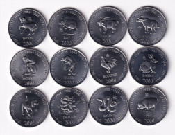 Somalia 12 X 10 Shillings 2000 Zodiac - Somalie