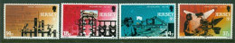 Delcampe - JERSEY 1990 Mi 520-23** Radio And TV On Jersey [B1608] - Télécom