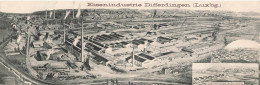 [-5%] LUXEMBOURG - Eisenindustrie Differdingen - Métier - Industrie - Usine - Panorama - Carte Double - Carte Postale An - Differdange