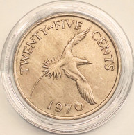 BERMUDA - 25 Cents 1970, KM# 18 (#7176) - Bermuda