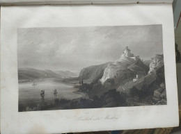 Illustrirtes Familienbuch 1852, Band II Lloyd Stahlstiche 3 Steel Engravings Marksburg Braubach Marxburg Rhein - Autres & Non Classés