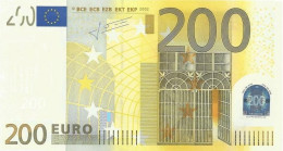 GERMANY 200 X E001 UNC TRICHET - 200 Euro