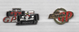 MONACO -- MONTE CARLO -- 2 Pin's - Pins -- Formule 1 Et Super Grand Prix - Automovilismo - F1