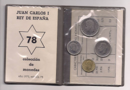 ESPAÑA - CARTERA  DE LAS MONEDAS ESPAÑOLAS DEL AÑO 1978 - Ongebruikte Sets & Proefsets
