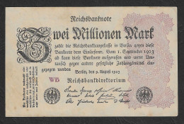 Germania - Banconota Circolata Da 2.000.000 Marchi P-104a.1.WB - 1923 #17 - 2 Millionen Mark