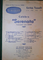Toselli Enrico    > T > Partition > Chansons Des Rues* > Ordre Alpha. > Chanteurs Et  Titres >   Réf: 28/1/25 - Vocals