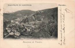 [-5%] LUXEMBOURG - Vianden - Grand Duché - Panorama - église - Maison - Route - Charles Bernhoeft - Carte Postale Ancien - Vianden