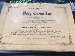 Viet Nam South -All Types Of Military Officer Diplomas Of The Republic Of Vietnam Before 1975, American Colonial Period - Historical Figures