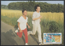 BRD: 1982, Maximumkarte In EF, MI. Nr. 1127, Sporthilfe: 60+30 Pfg. Dauerlauf.  ESoStpl. BONN 1 - 1981-2000