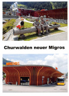 Churwalden GR  Postauto 2 Bild   H Limitierte Auflage! - Churwalden