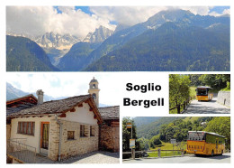 Soglio GR  Postauto  4 Bild  Q  Limitierte Auflage! - Soglio