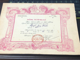 Viet Nam South -All Types Of Military Officer Diplomas Of The Republic Of Vietnam Before 1975, American Colonial Period - Historical Figures