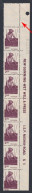 Inde India 1980 MNH Error: Dry Print, Cotton, Cloth Weaver, Textile, Definitive, Fabric - Errors, Freaks & Oddities (EFO)