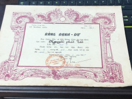 Viet Nam South -All Types Of Military Officer Diplomas Of The Republic Of Vietnam Before 1975, American Colonial Period - Historical Figures