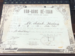 Viet Nam South -All Types Of Military Officer Diplomas Of The Republic Of Vietnam Before 1975, American Colonial Period - Historical Figures
