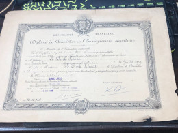 Viet Nam South -All Types Of Military Officer Diplomas Of The Republic Of Vietnam Before 1975, American Colonial Period - Historical Figures