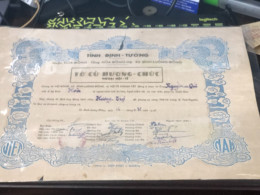 Viet Nam South -All Types Of Military Officer Diplomas Of The Republic Of Vietnam Before 1975, American Colonial Period - Historical Figures
