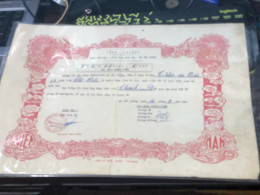 Viet Nam South -All Types Of Military Officer Diplomas Of The Republic Of Vietnam Before 1975, American Colonial Period - Historical Figures