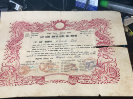 Viet Nam South -All Types Of Military Officer Diplomas Of The Republic Of Vietnam Before 1975, American Colonial Period - Historical Figures
