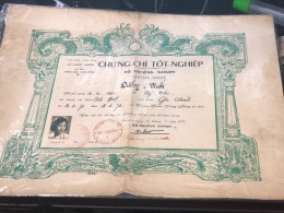 Viet Nam South -All Types Of Military Officer Diplomas Of The Republic Of Vietnam Before 1975, American Colonial Period - Historical Figures
