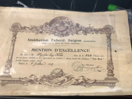 Viet Nam South -All Types Of Military Officer Diplomas Of The Republic Of Vietnam Before 1975, American Colonial Period - Historical Figures
