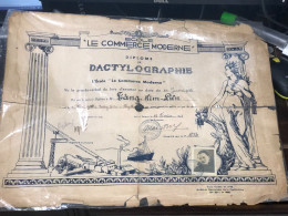 Viet Nam South -All Types Of Military Officer Diplomas Of The Republic Of Vietnam Before 1975, American Colonial Period - Historical Figures