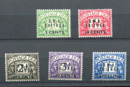ERITREA 1948 SEGNATASSE DI GRAN BRETAGNA  ** MNH - Eritrea