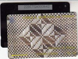 TONGA CABLE & WIRELESS-228CTGA-Textures Of Tonga - Tonga