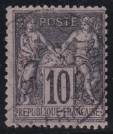 France   .  Y&T    .     103    .      O     .      Oblitéré - 1898-1900 Sage (Tipo III)