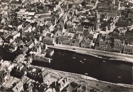[-5%] FRANCE - Landerneau - 71100 - Le Port - Le Vieux - Vue Aérienne - Editions J Combier - Carte Postale Ancienne - Landerneau