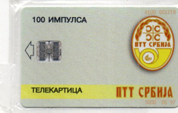 SERBIA - CHIP CARD - TEST CARD - INTRACOM - MINT IN BLISTER - Yugoslavia