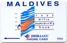 MALDIVES MAGNETIC-M164D-1997 VISIT MALDIVES YEAR-164MLDD - Maldives