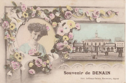 Delcampe - 59 - DENAIN - Souvenir De Denain (tampon Militaire Allemand) - Denain
